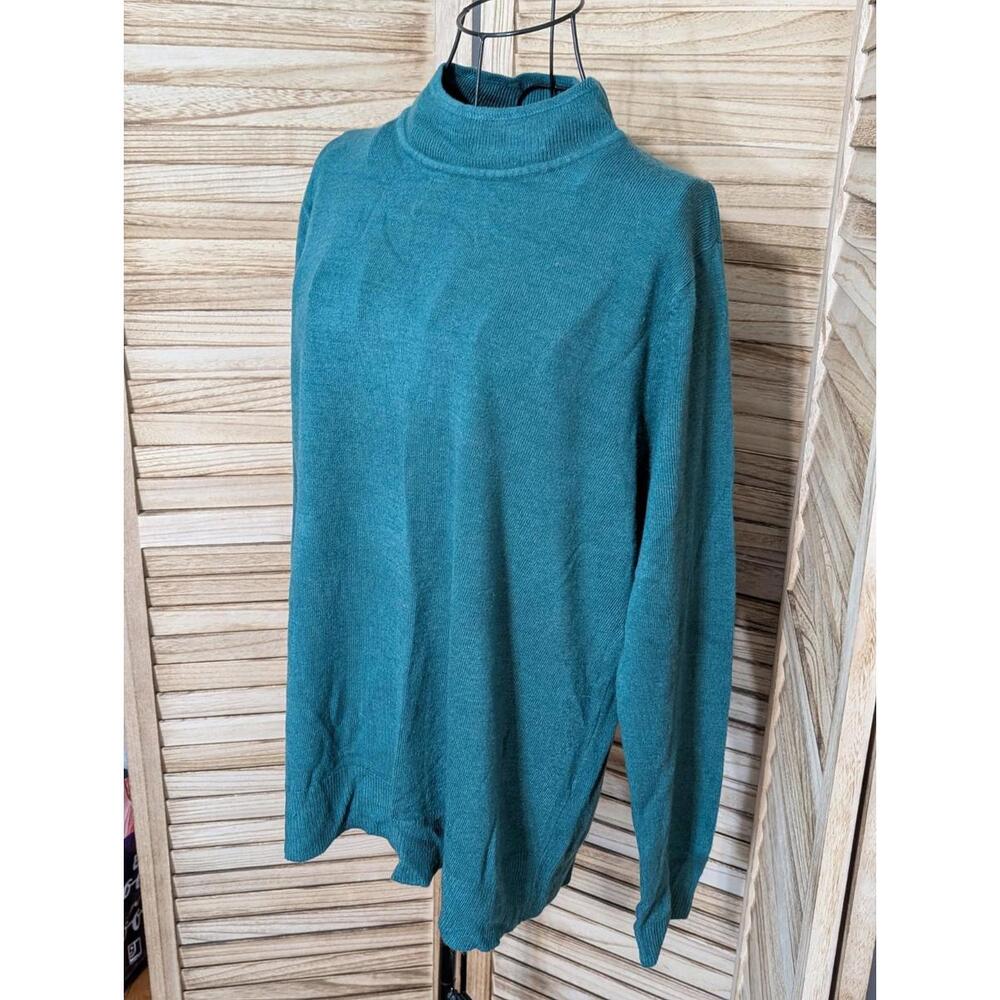 Napa Valley 1x Sweater Womans Plus Blue Pullover Long Sleeve‎